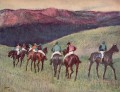 風景の中の競走馬 1894年 エドガー・ドガ